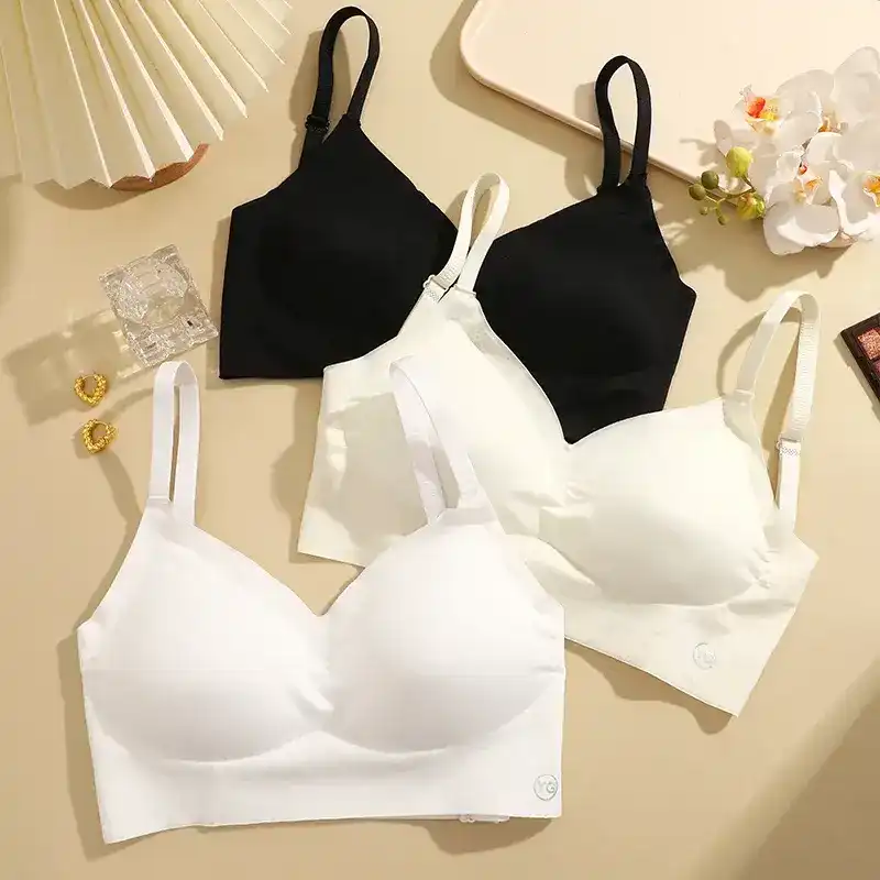  Seamless Backless Underwear for Women Invisible Deep U Bras 3 Ways Sexy Soild Push Up Breathable Brassiere 